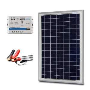 25W Off-grid Solar Kits, 5A charge controller with SAE connector by ACOPOWER