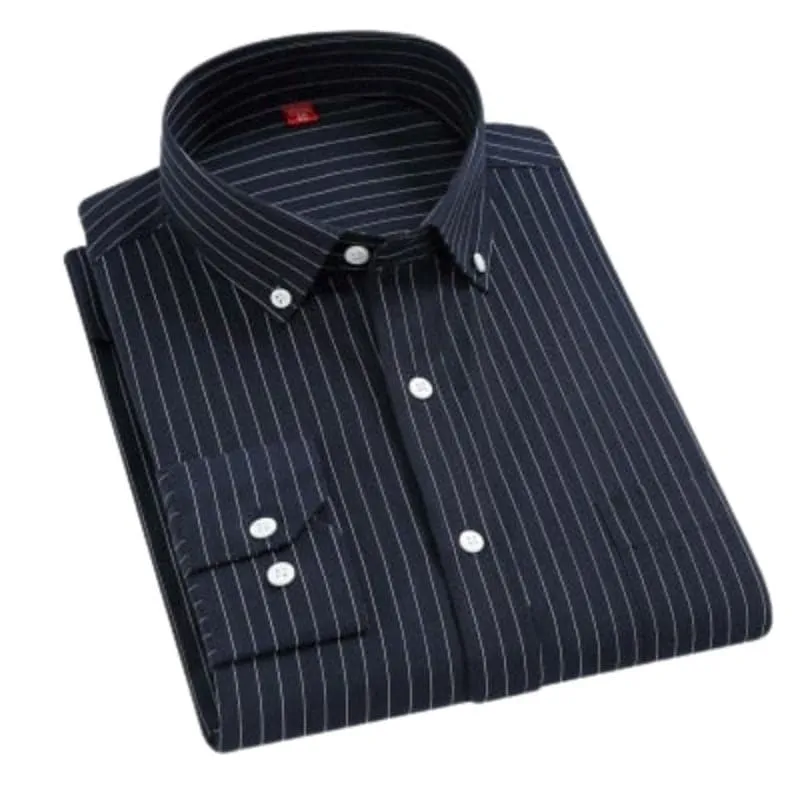 CHEDRA Design Men's Trendy Fashion Plaid Style Casual Business Dress Shirt