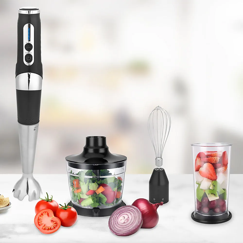 Cordless Stick Hand Blender & Mixer 700ml w/ Kitchen Accessories