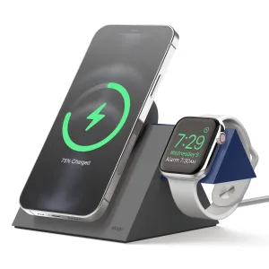 Elago MS5 Duo Charging Stand Compatible with MagSafe Charger and Apple Watch