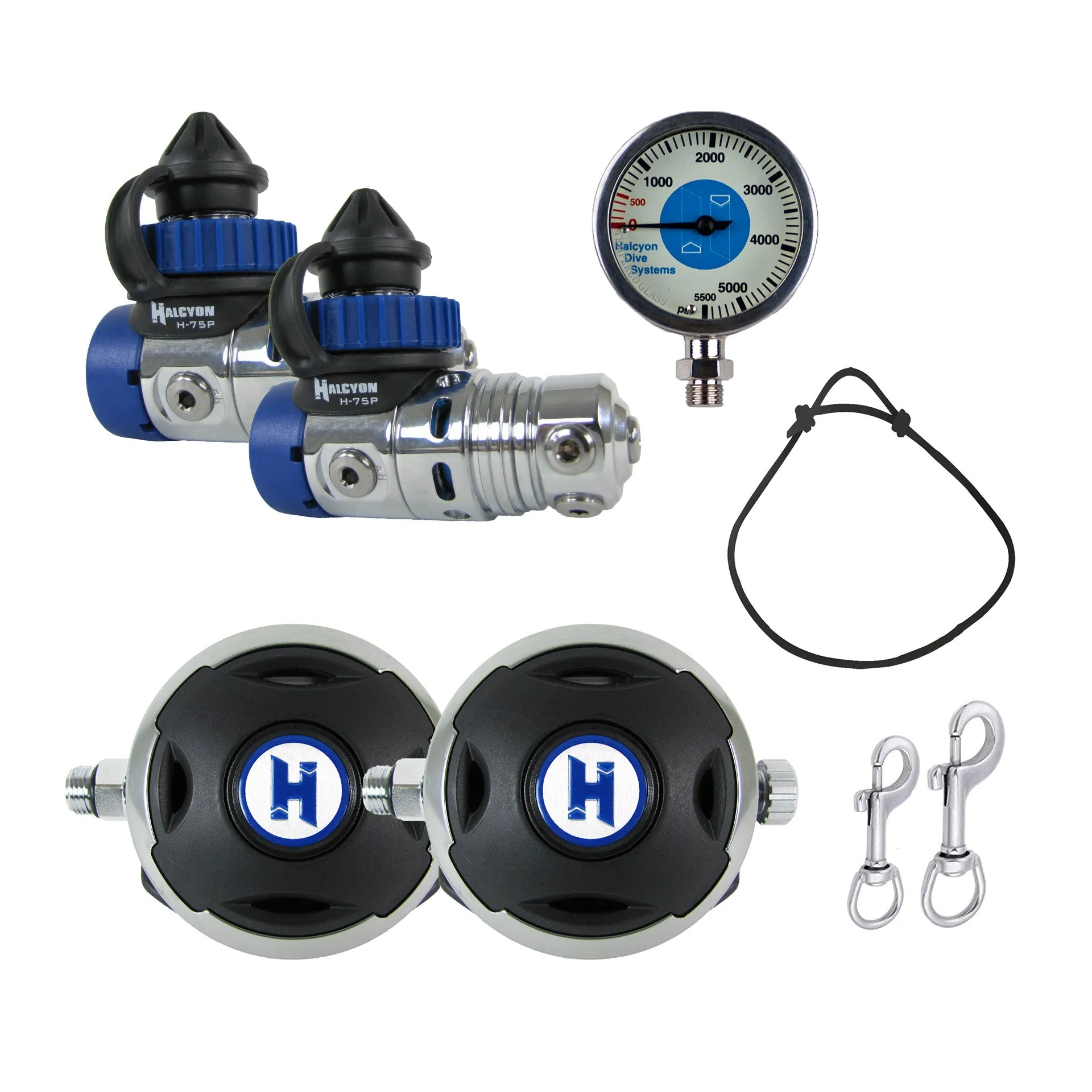 Halcyon H-75P Double Cylinders Halo/ Halo Regulator Package