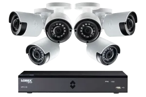 HD Security Camera System with 1080p Bullet Cameras & Lorex Secure Connectivity