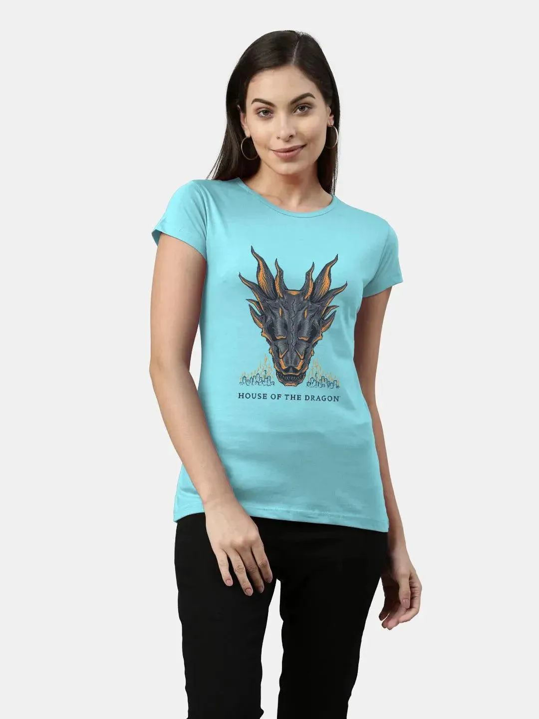 House Of The Dragon Balerion Candle Altar Rose Womens T-shirt (Select From Drop Down Menu) (No Cod Allowed On This Product)- Prepaid Orders Only