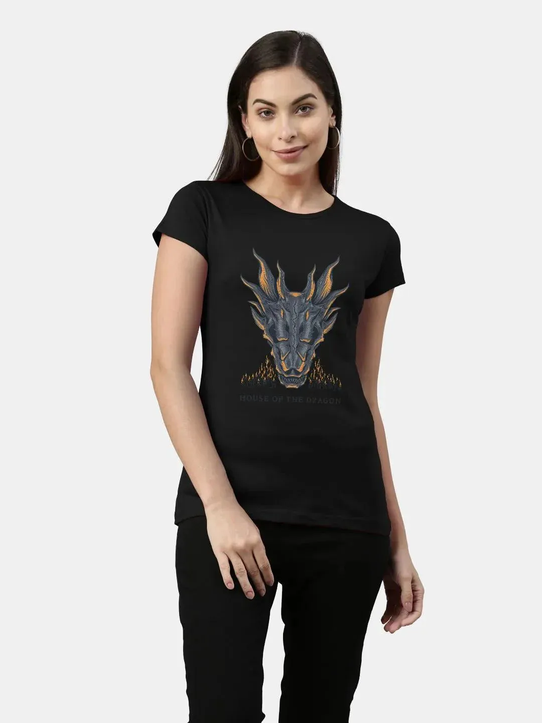 House Of The Dragon Balerion Candle Altar Rose Womens T-shirt (Select From Drop Down Menu) (No Cod Allowed On This Product)- Prepaid Orders Only