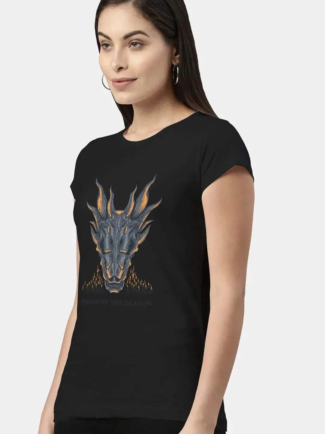 House Of The Dragon Balerion Candle Altar Rose Womens T-shirt (Select From Drop Down Menu) (No Cod Allowed On This Product)- Prepaid Orders Only