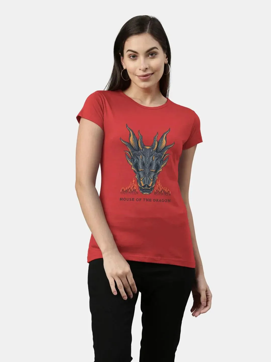 House Of The Dragon Balerion Candle Altar Rose Womens T-shirt (Select From Drop Down Menu) (No Cod Allowed On This Product)- Prepaid Orders Only