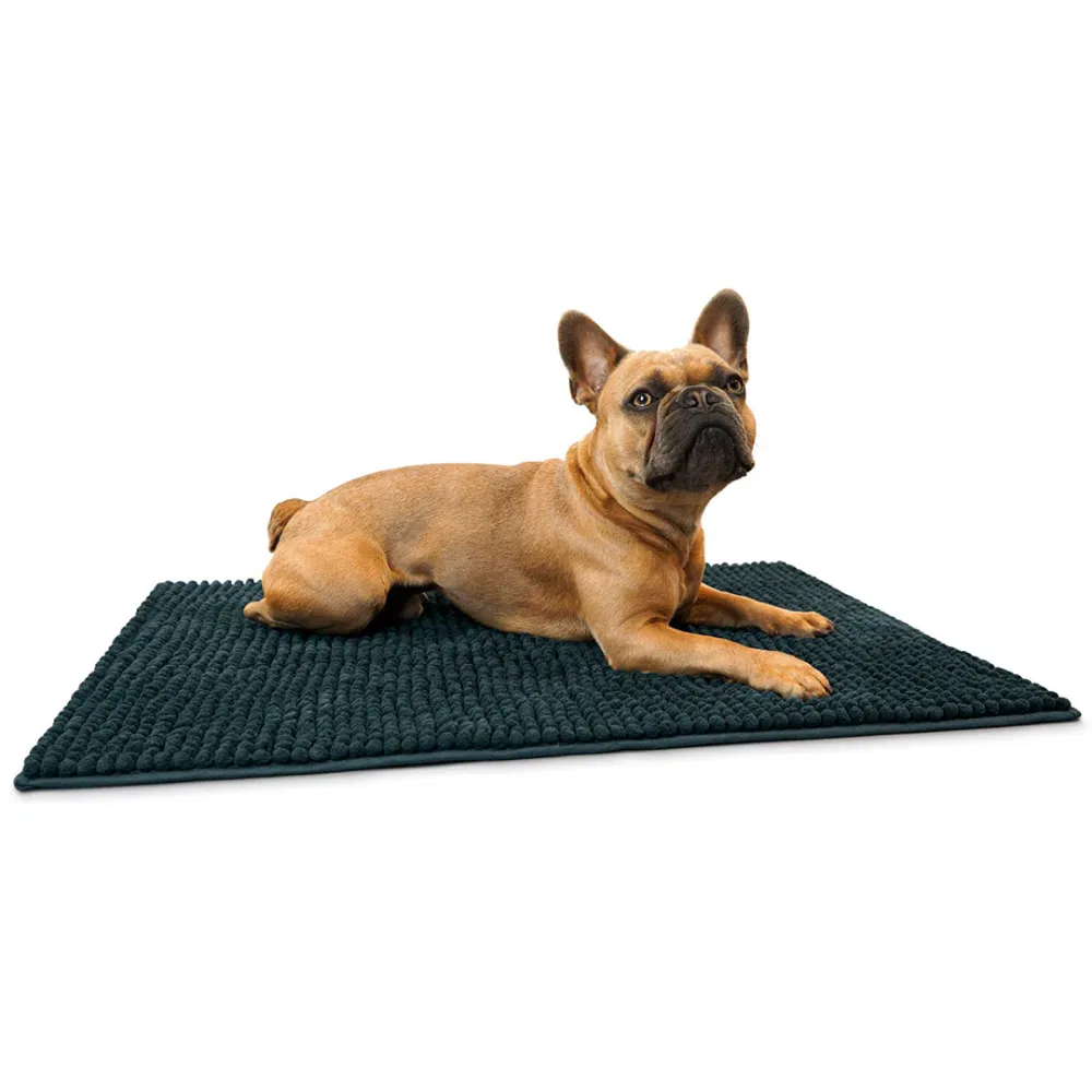 Hunter Waterloo Brush Mat for Dogs (Anthracite)