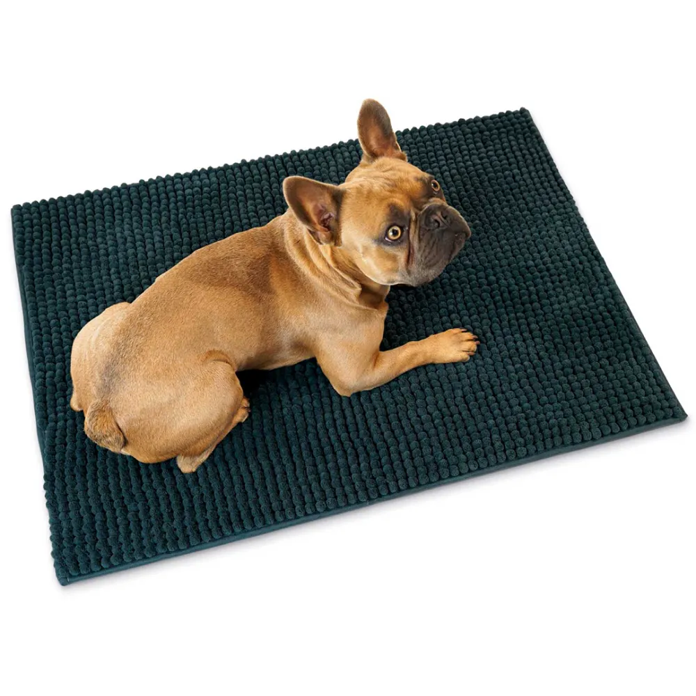 Hunter Waterloo Brush Mat for Dogs (Anthracite)