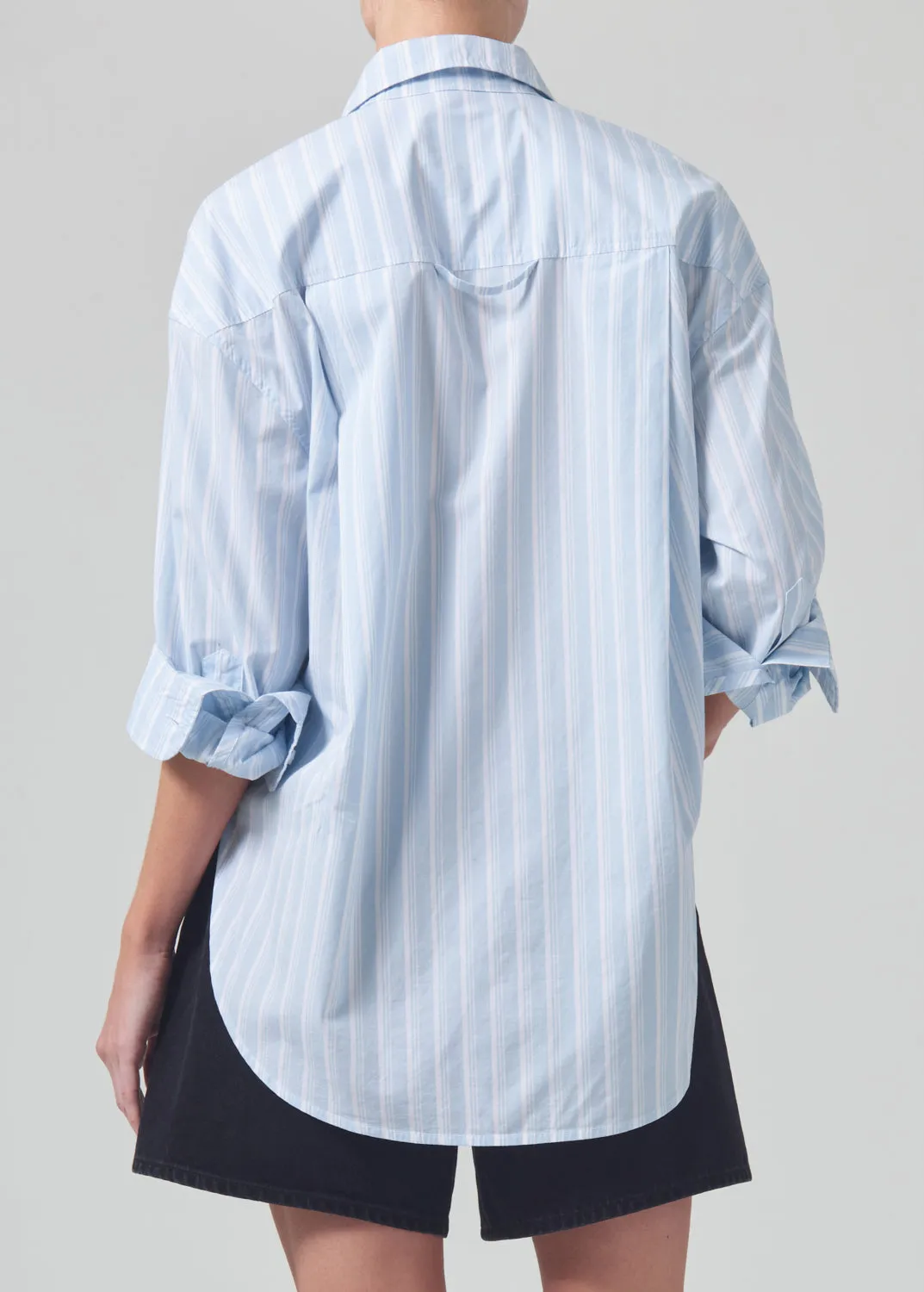 Kayla Shirt in Marino Stripe