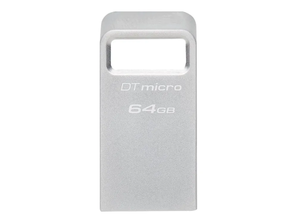 Kingston Usb-Stick Datatraveler Micro - Usb 3.2 Gen 1 (3.1 Gen 1) - 64 Gb - Silver