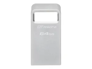 Kingston Usb-Stick Datatraveler Micro - Usb 3.2 Gen 1 (3.1 Gen 1) - 64 Gb - Silver