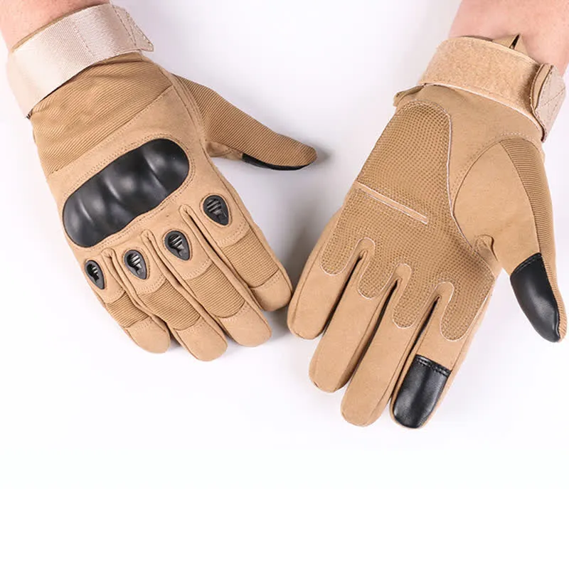 Motorcycle Riding Thicken Fleece-lined Tactical Gloves