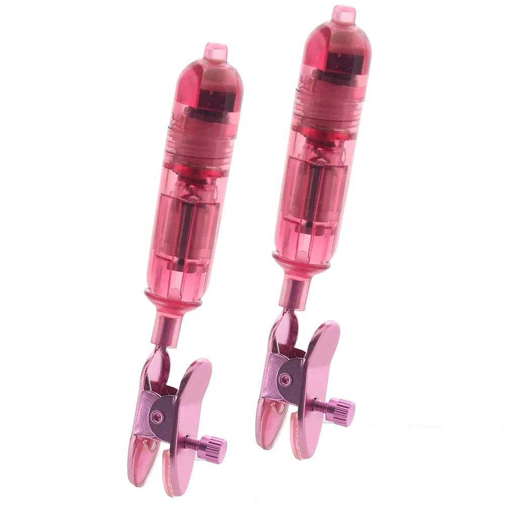 Nipple Play One Touch Micro Vibrating Nipple Clamps