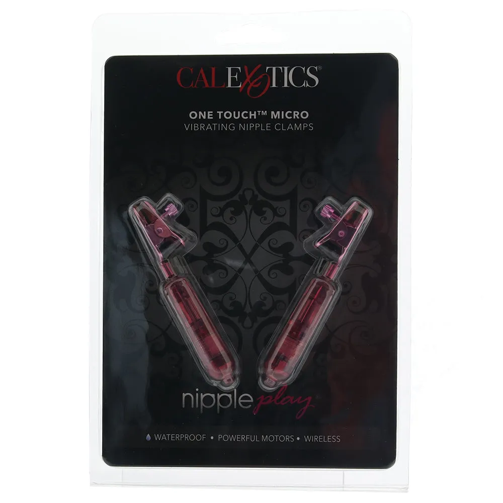 Nipple Play One Touch Micro Vibrating Nipple Clamps