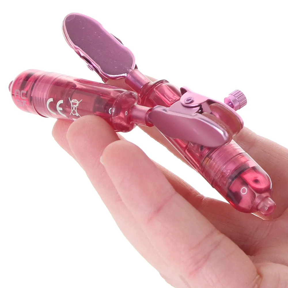 Nipple Play One Touch Micro Vibrating Nipple Clamps