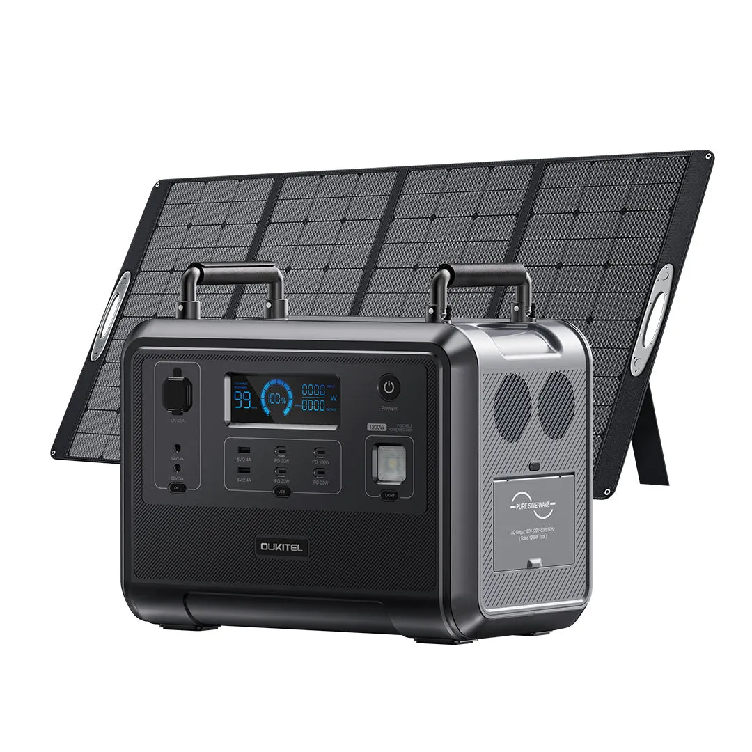 OUKITEL P1201 Solar Generator