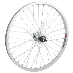 Rr Whl,20X1.75,Sil,Aly,36H 3/8'',Sw,Sil,110Mm,Cb,1S 20'' Alloy Bmx Wheels  Wheels  20''