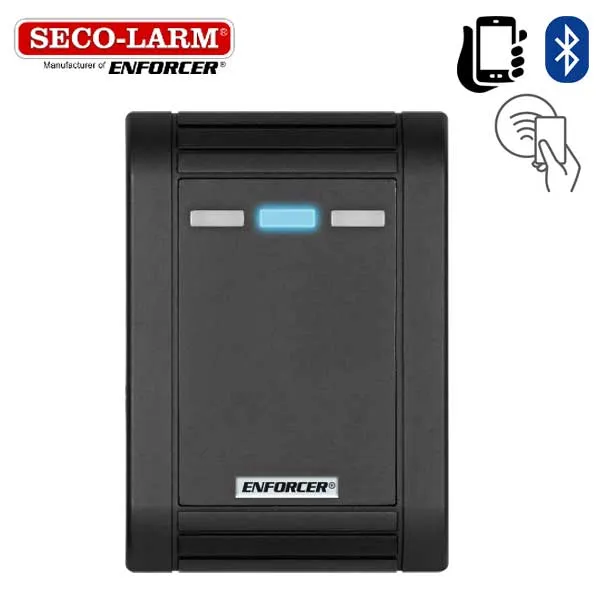 Seco-Larm - PR-B1124-PQ - ENFORCER - Bluetooth / Prox - Access Control Reader - 1000 Users - Weatherproof - Vandal Resistant - Outdoor