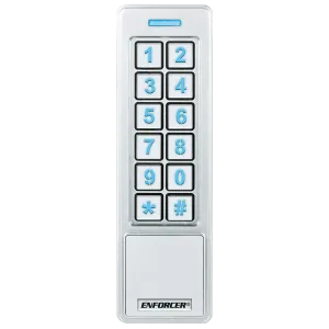 SECO-LARM SK-B241-PQ Bluetooth Access Controller – Mullion Keypad with Prox.