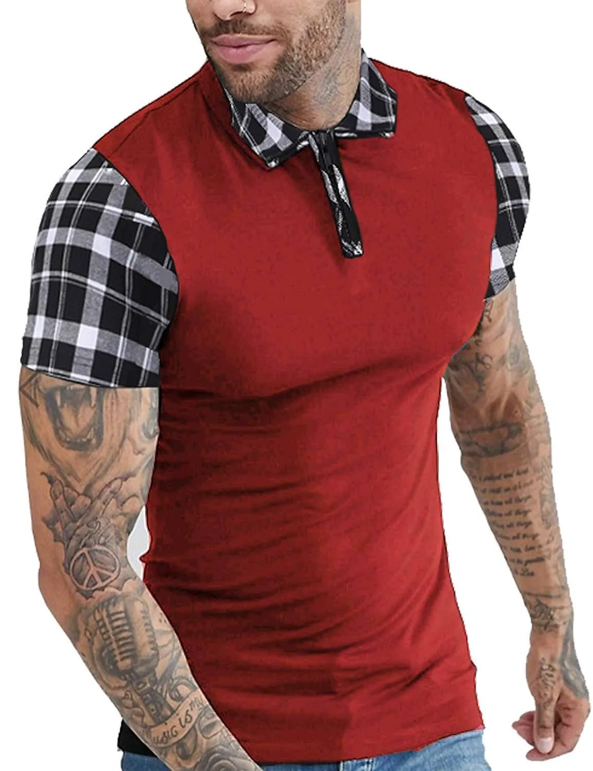 Stylish Slim Short Sleeve Polo T-shirt (US Only)