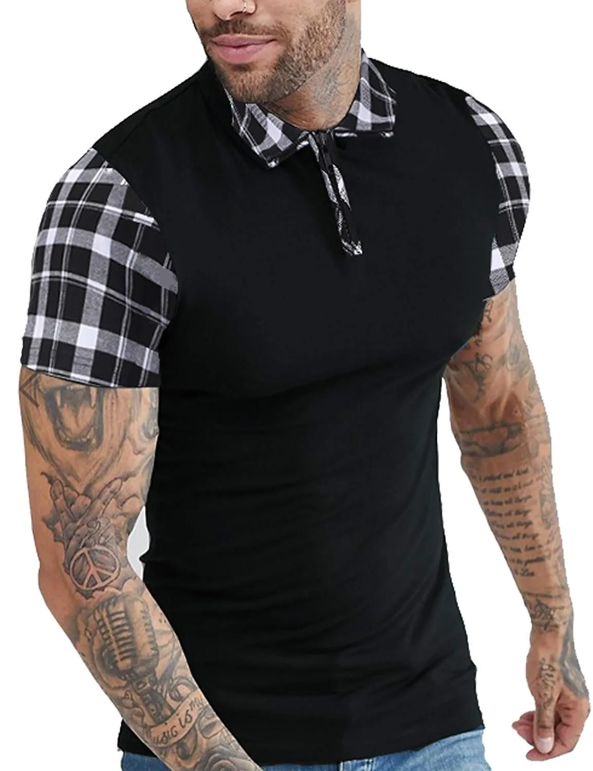 Stylish Slim Short Sleeve Polo T-shirt (US Only)