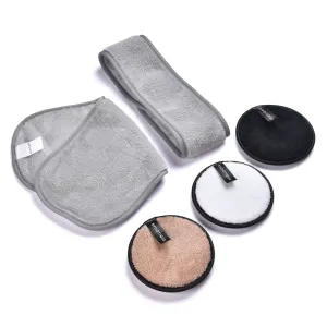 TheLAShop Makeup Remover Pads Headband Towel Pack of 3