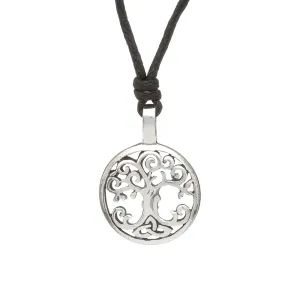 Tree of Life Pewter Necklace by Celtic Legends / Amethyst Irish Jewellery