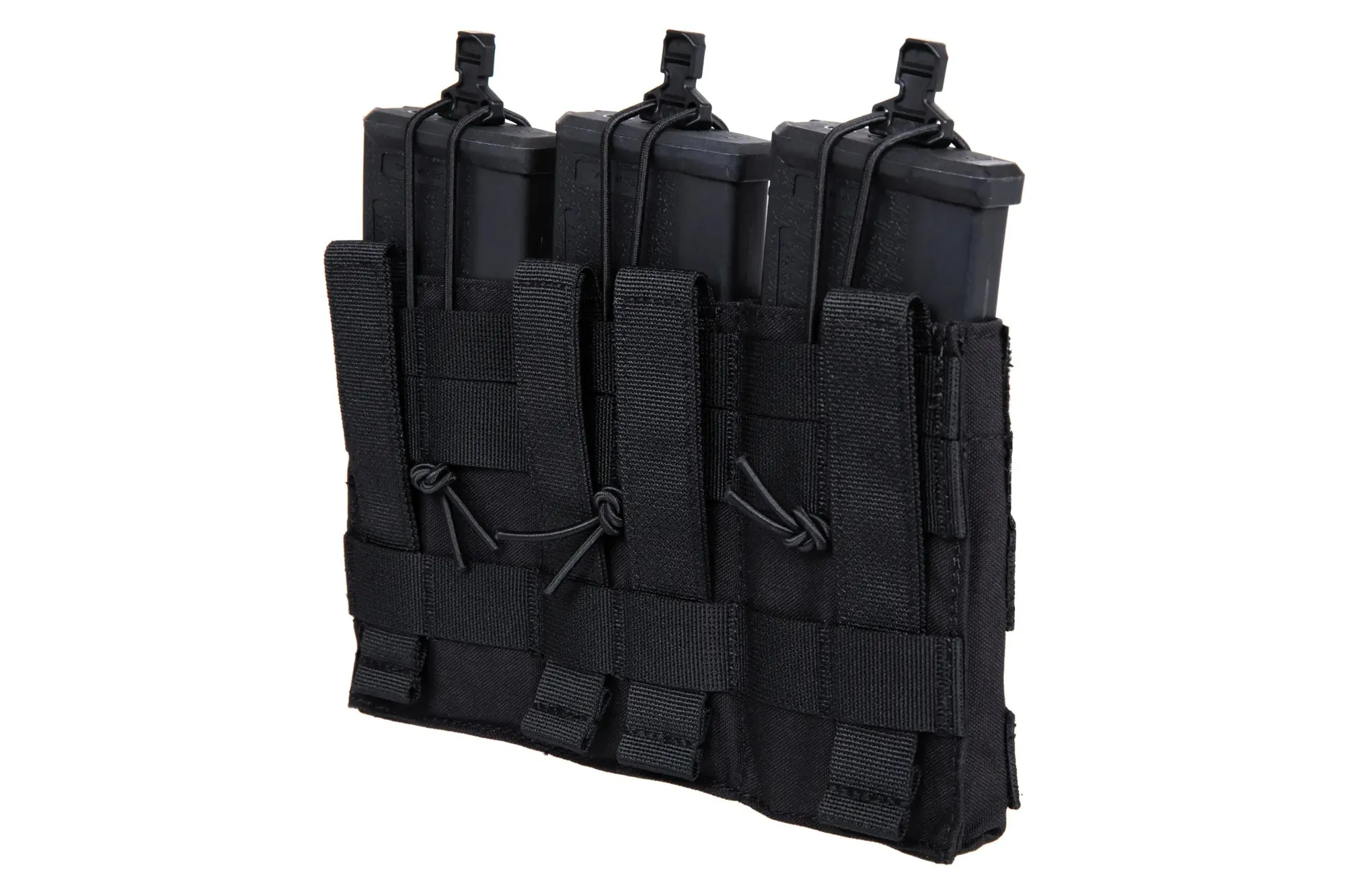 Triple universal magazine pouch