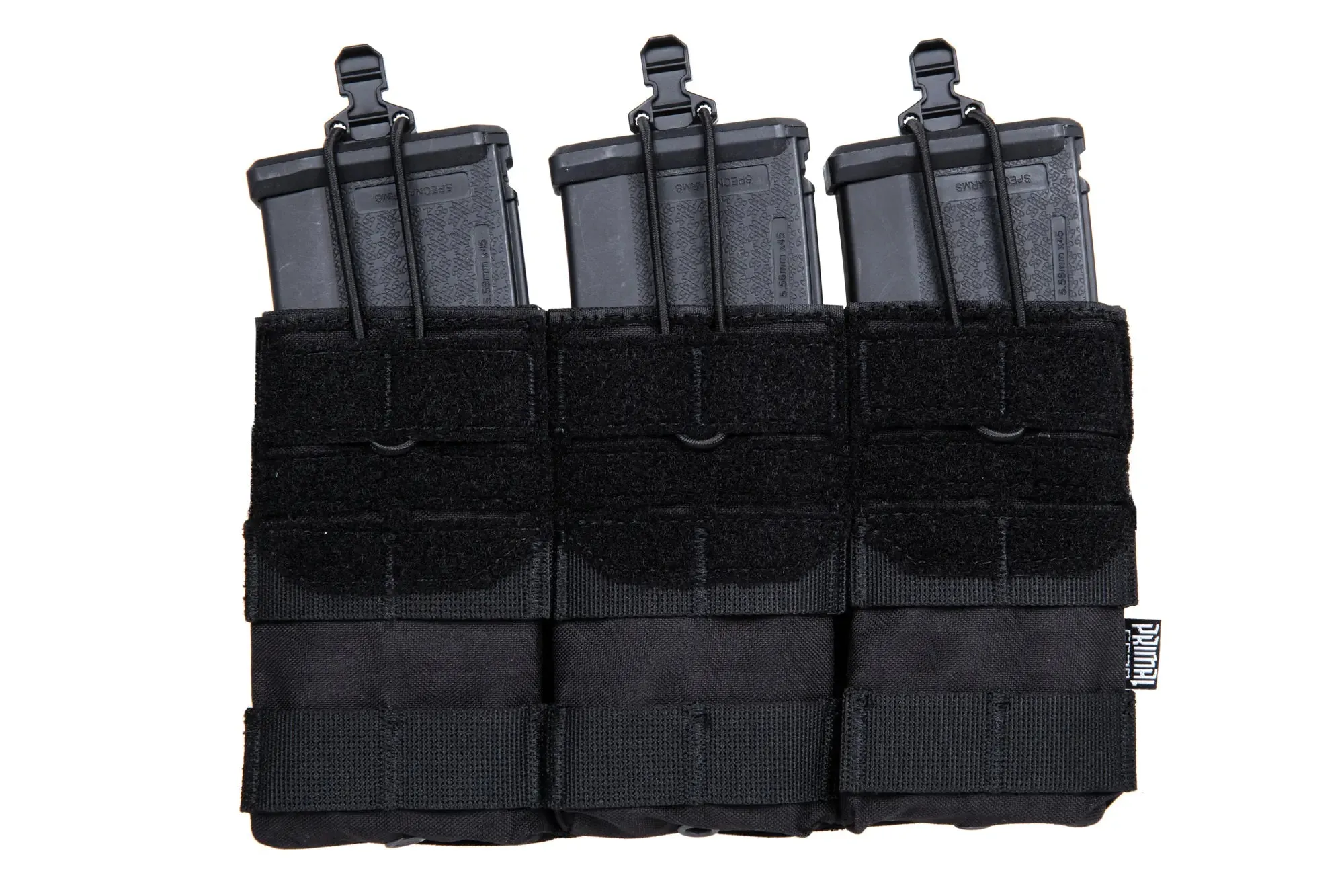 Triple universal magazine pouch